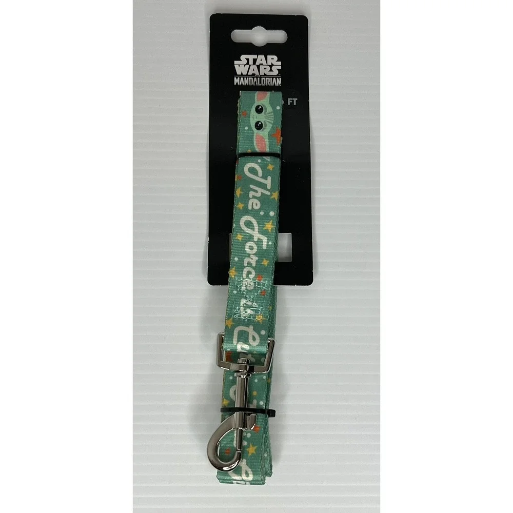 Star Wars Mandalorian Dog Leash 6 Ft The Force Is Cute With This One NWT